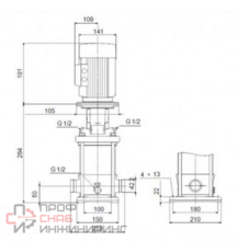 Насос Grundfos CRN5-3 A-P-A-E-HQQE 3x230/400 50HZ