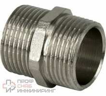 Ниппель РосТурПласт переходной НР 3/4" никель RTP