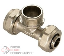 Тройник СТМ МП 16 х 1/2 х 16 ц/ш/ц