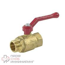 Кран шаровой латунный ГАЛЛОП Креп 321 Ду20 Ру16 м/р полн рычаг