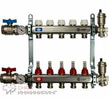 Коллектор STOUT из нержав. стали в сборе с расходом.