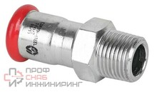 Муфта-пресс MVI НР оцинкованная сталь 28x3/4"