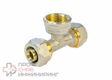 Тройник VALFEX обжимной с переходом на ВР 32х1 1/4"х32 (30/2) К