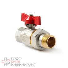 Кран шаровой с американкой ViEiR 11/4" , никель