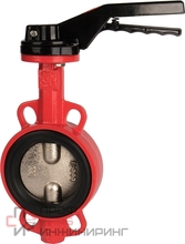 Затвор дисковый поворотный Rushwork 200-250-16, DN250, PN16, GG25 / GGG40 / EPDM, М/Ф, рукоятка, квадрат 22х22