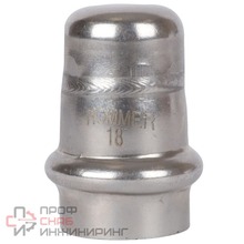 Заглушка Rommer ВПр 18 из нержавеющей стали