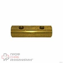 Коллектор Giacomini латунь 1 1/4" м/м 2в 3/4" вн/р 100мм R582AY002