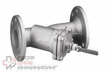 Фильтр сетчатый Danfoss Y333P DN200 PN10 Фланцевый со сливным краном