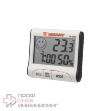 Термогигрометр Rexant комнатный с часами и функцией будильника 70-0511
