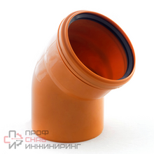 Отвод ПП наружный 200 45гр. 21620, Политэк