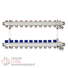 Комплект коллекторов Ридан SSM-11R set с кронштейнами, 11 контуров