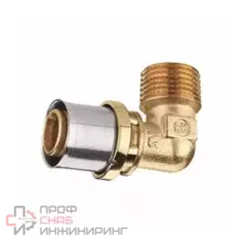 Угольник, 90°, Н, 1", 26 x 3, латунь Giacomini