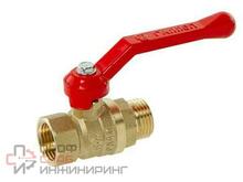 Кран шаровой латунный для воды Галлоп СТАНДАРТ мод. 221 DN15 ВН PN40 рычаг
