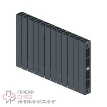 Радиатор биметаллический Rifar SUPReMO Ventil 350/14, левое подключение (без H-образного ) Титан