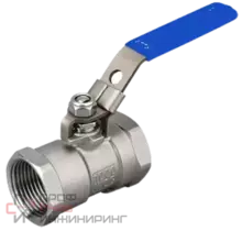 Кран шаровой муфтовый полупроходной вр-вр Сага DN 15 (1/2") (21,3мм) AISI304