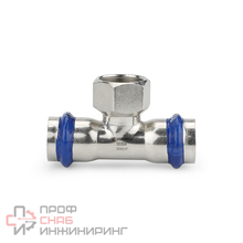 Тройник раструбный Varmega Inox Press 28x1/2"x28 ВР