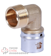 STOUT Угольник прессовой с наружней резьбой 32x1" НР