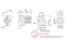 Насос Grundfos UPS40-185 F 1x230-240V PN6/10