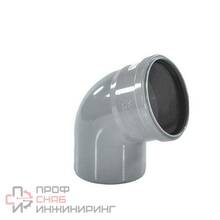 Отвод PP-H сер. б/н Дн50х67гр в/к VALFEX