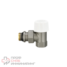 Клапан терморегулятора радиаторный Varmega, 1/2", угловой, серый