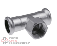 Тройник с внутренней резьбой press KAN-Therm Inox -18xRp1/2x18 R2718 (старый арт. 6191603)