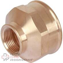 Муфта, Viega, R2 модель 3240, ВВ, 1 1/2"x3/4", бронза (RX)  переходная