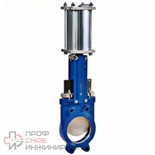 Задвижка Benarmo межфланцевая NBR DN65 PN16 с пневмоприводом