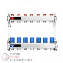 Группа коллекторная для отопления VARMEGA ВР 1" на 7 контуров 3/4" EK