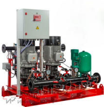 Насосная станция пожаротушения Wilo CO 2 IPN 80/145-5,5/2/SK-FFS-R-CS