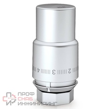 Термоголовка жидкостная ROYAL THERMO Design PRO М30х1,5 (матовый хром)