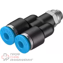 Y-тройник с цанговым зажимом и резьбой Festo QSY-M5-4