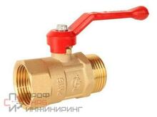 Кран шаровой латунный 1 г/ш ПРАКТИК Галлоп ручка