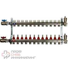 Коллектор STOUT из нержавеющей стали в сборе с расходомерами 12 вых. SMS 0907 000012