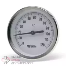Термометр WATTS биметаллический, тип F+R801, T 100/100 Ду100