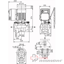 Насос Wilo IP-E 40/120-1,5/2