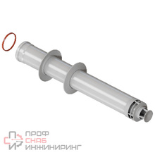 Труба с наконечником ROMMER СТАНДАРТ 60/100 770мм рабочая 700мм