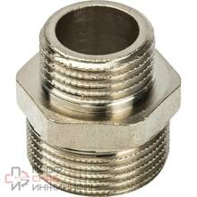 Ниппель STOUT НН переходной никелированный 3/4X1/2 SFT-0004-003412