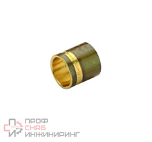 Гильза 25, General Fittings 3400, надв.гильза, латунь, (толщ. стенки трубы 3.5 мм)