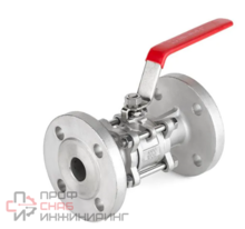 Кран шаровый фланцевый трехсоставной нержавеющий (3PC)  AISI316 DN 200 (8")  (CF8M)  PN16