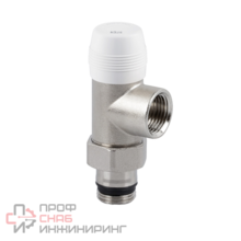 Клапан запорный SR Rubinetterie Italia осевой 1/2" никель