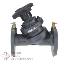 Ручной балансировочный клапан Ридан фланцевый PN25 Tmax 150C MNF-R DN50