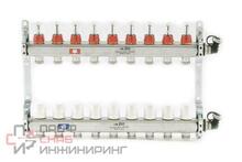 Колл.группа Uni-Fitt 440I4309 1" х 9 вых 3/4" с расходомерами и термостатическими вентилями