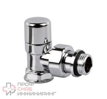 Запорный клапан SR Rubinetterie угловой серия "Ovus" 1/2", цвет хром