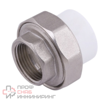 Муфта VALFEX PP-R бел комб разъем Дн25х3/4" ВР усилен