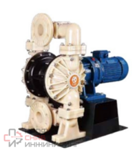 Мембранный насос Ампика с электроприводом МН-25/7-PP/PTFE