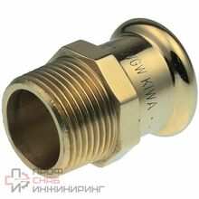Муфта KAN-Therm Copper-M переходная 22 x НР R3/4"
