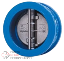 Двухстворчатый межфланцевый обратный клапан Water Technics DFC WT DN100 PN16