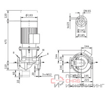 Насос Wilo IL 65/170-1,1/4