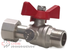 Кран шаровый для подключения манометра MVI 1/2 HРx1/4 BР