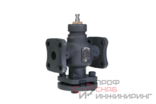 Клапан Ридан VF-2R PN16 DN15 KVS1.6 (новый корпус, квадратные фланцы)
